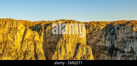 Beloi Aussichtspunkt, Vikos Nationalpark, Griechenland Stockfoto