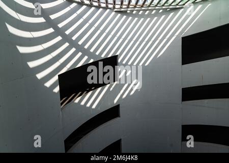 Parkhaus auf der Frankfurter Messe Stockfoto