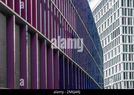 Parkhaus auf der Frankfurter Messe Stockfoto