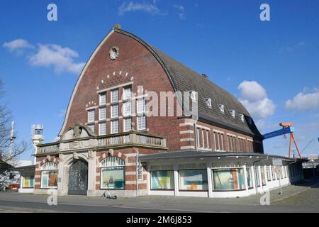 Fischhalle Kiel Stockfoto