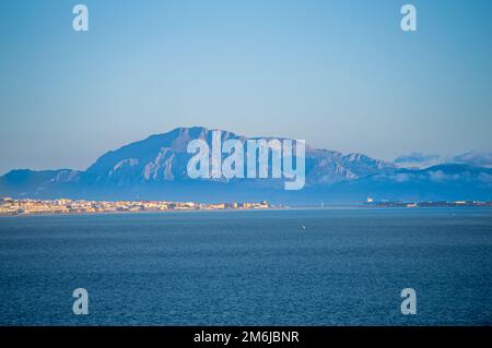 Landschaft von Valdevaqueros Beach, Gibraltar Strait, Spanien Stockfoto