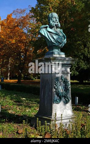 Kaiser-Wilhelm-Denkmal in Friedrichshafen Stockfoto