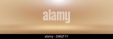 Abstrakte glatt Braun wand hintergrund Layout Design, Studio, Zimmer, Web Template, Business Report mit glatten Kreis gradient Farbe Stockfoto