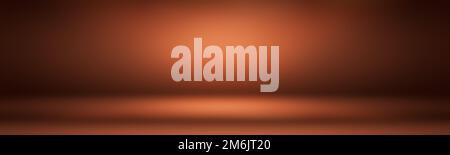 Abstrakte glatt Braun wand hintergrund Layout Design, Studio, Zimmer, Web Template, Business Report mit glatten Kreis gradient Farbe Stockfoto