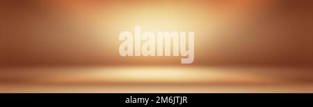 Abstrakte glatt Braun wand hintergrund Layout Design, Studio, Zimmer, Web Template, Business Report mit glatten Kreis gradient Farbe Stockfoto