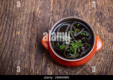 Zwiebelsuppe Stockfoto