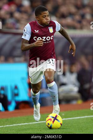 Birmingham, Großbritannien. 4. Januar 2023. Leon Bailey von Aston Villa während des Premier League-Spiels im Villa Park, Birmingham. Der Bildausdruck sollte lauten: Darren Staples/Sportimage Credit: Sportimage/Alamy Live News Stockfoto