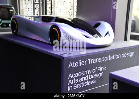 Slowakischer Pavillon auf der Expo 2020 in Dubai, Vereinigte Arabische Emirate Stockfoto