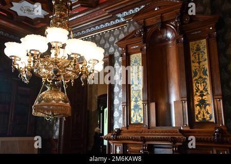 Lockwood-Mathews Mansion Museum in Norwalk, Connecticut Stockfoto