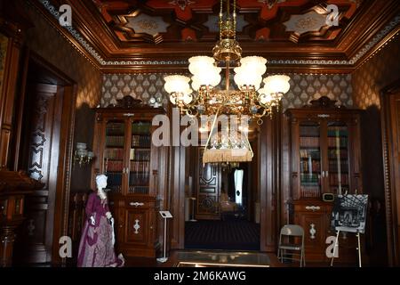 Lockwood-Mathews Mansion Museum in Norwalk, Connecticut Stockfoto