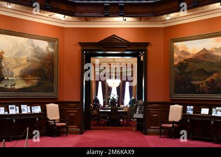 Lockwood-Mathews Mansion Museum in Norwalk, Connecticut Stockfoto