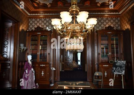 Lockwood-Mathews Mansion Museum in Norwalk, Connecticut Stockfoto
