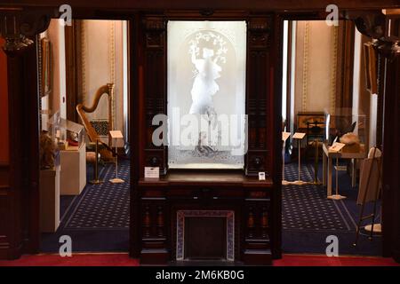 Lockwood-Mathews Mansion Museum in Norwalk, Connecticut Stockfoto