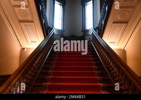 Lockwood-Mathews Mansion Museum in Norwalk, Connecticut Stockfoto