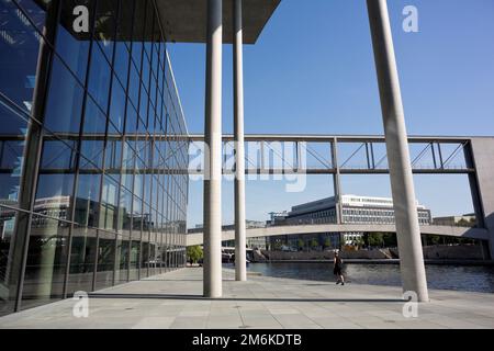 Berlin, Deutschlands zentrales Regierungsgebäude Stockfoto