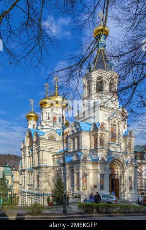 Kirche St. Peter und Paul, Karlsbad Stockfoto