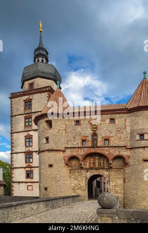 Festung Marienberg, Würzburg, Deutschland Stockfoto