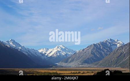 Die Minarette - Mt Cook National Park, Neuseeland Stockfoto