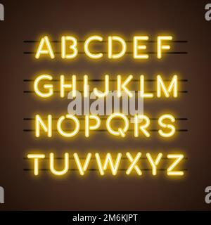 Der Vektor der Großbuchstaben des englischen Alphabets Stock Vektor