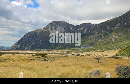 Aoraki Mt Cook Village - Mt Cook Nationalpark, Neuseeland Stockfoto