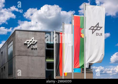 DLR-Gebäude im Innovationspark der Universität Augsburg Stockfoto