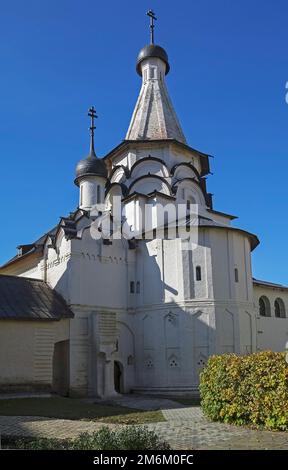 Kirche in einem orthodoxen Kloster. Stockfoto