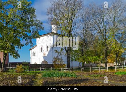 Kirche in einem orthodoxen Kloster. Stockfoto