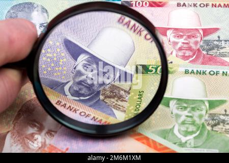 Namibischer Dollar Stockfoto