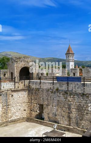 Burg Kamerlengo, Trogir, Kroatien Stockfoto