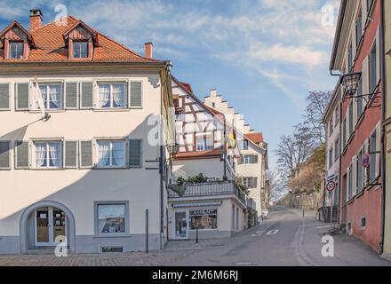 Altstadt von Ãœberlingen am Bodensee Stockfoto