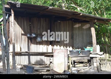 Dorfumwelt in Timor-Leste Stockfoto