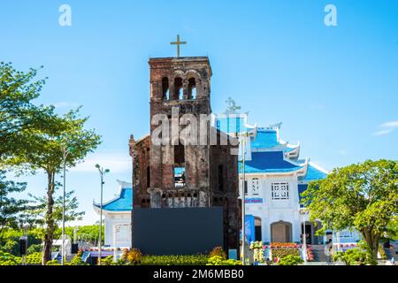Quang Tri, Vietnam - 18. August 2022 - die Kirche La Vang ist einen Besuch wert, die zu der Zeit erbaut wurde, als die Regierung die Christens tötete, eine Pilgerreise Stockfoto