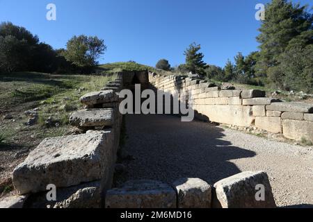 Mykene "reich an Gold", das Königreich des mythischen Agamemnon Stockfoto