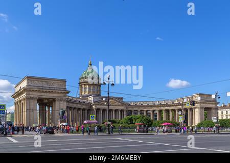 Kasaner Kathedrale, Sankt Petersburg, Russland Stockfoto