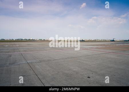 Flughafen Triest in Italien Stockfoto