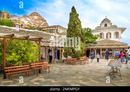 Kloster des Erzengels Michael, Thassos, Griechenland Stockfoto