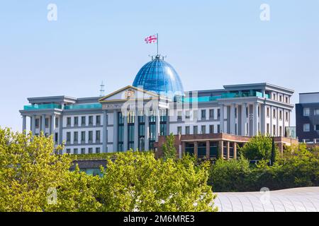 Präsidentenpalast von Georgien in Tiflis Stockfoto