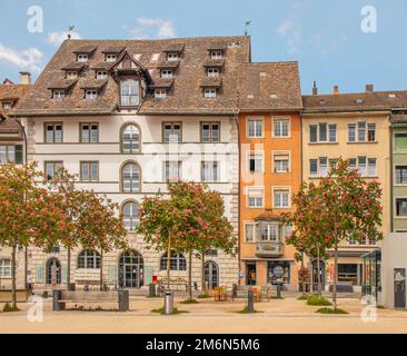 Haus der Wirtschaft Schaffhausen, Schweiz Stockfoto