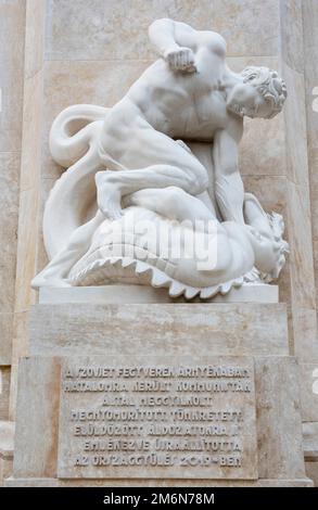 Denkmal der nationalen Märtyrer auf dem Vertanuk-Platz in Budapest, Ungarn Europa Stockfoto