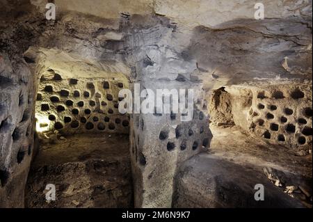 Die Höhlen von Beit Guvrin in Israel Stockfoto
