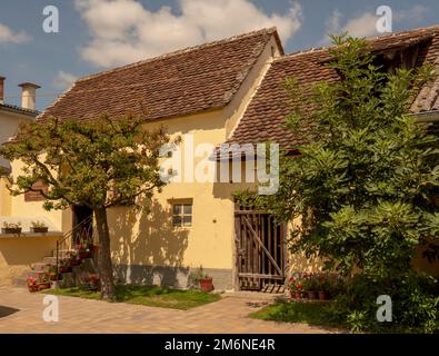 Donji Kraljevec, Kroatien - 14. August 2022 : das Haus, in dem Rudolf Steiner geboren wurde. Geburtsort. Stockfoto