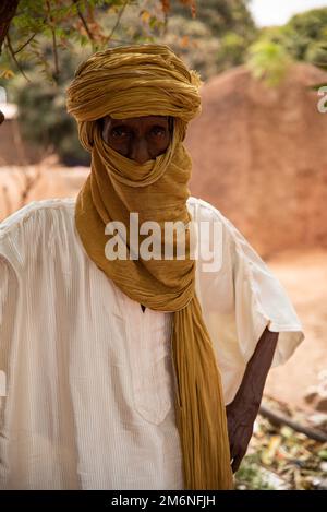 Nicolas Remene / Le Pictorium - Mali: Das anti-französische Gefühl - 16/3/2022 - Mali / Bamako Viertel / Bamako - AlHousseini ist ein Handwerker, Maker Stockfoto