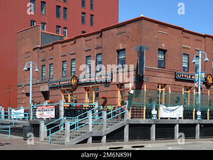 Historisches Gebäude in der Altstadt von Duluth, Minnesota Stockfoto