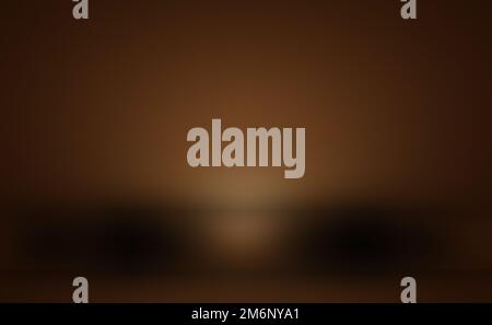 Abstrakte glatt Braun wand hintergrund Layout Design, Studio, Zimmer, Web Template, Business Report mit glatten Kreis gradient Farbe Stockfoto