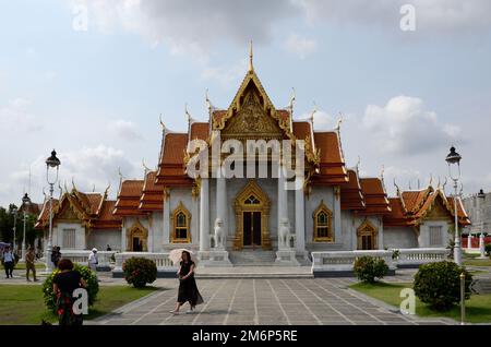 Wat Benchamabophit Dusitwanaram, Bangkok, Thailand Stockfoto