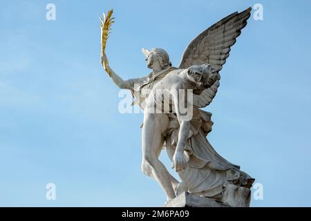 Berlin, Deutschland, 2014. Statue auf der Schlossbrücke in Berlin Stockfoto