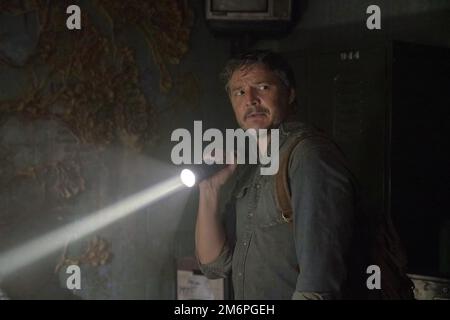 Der Letzte von uns Pedro Pascal Stockfoto