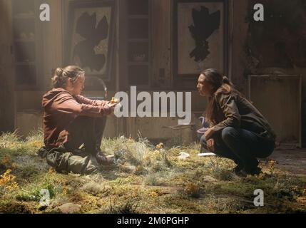 Anna Torv und Bella Ramsey Stockfoto