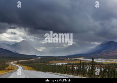 Dalton highway Stockfoto