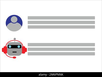 Chat-gpt-Arbeitsmethode und Szenario mit Protokoll- und Chat-gpt-Symbol. Stock Vektor